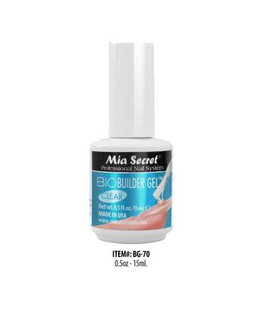 Mia Secret Professional Nail System Bio Builder Gel 5 Color Set - 0.5oz - Frosted Pink/Clear/Perfect Pink/White/Cover Nude - Buy Online on SooperMarket.com