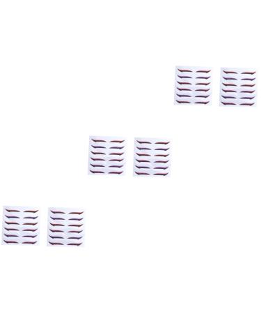 Angoily 36 Pairs Glitter Eyeliner Eyeshadow Double Eyelid Tape Eye Skin Sticker Moment Woman Stickers