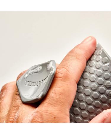 Tooletries Body Scrubber - Exfoliating & Deep Cleaning Silicone Bathroom Accessory - Grey - Buy Online on SooperMarket.com