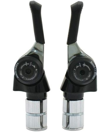 microSHIFT BS-A11 TT Bar End Shifters 2/3 x 11 Speed for Shimano - MIS2107-T - Buy Online on SooperMarket.com