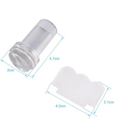 Nail Art Stamper Set - Silicone Transfer Stamper & Scraper for Perfect Manicures | International Shipping - Buy Online on SooperMarket.com