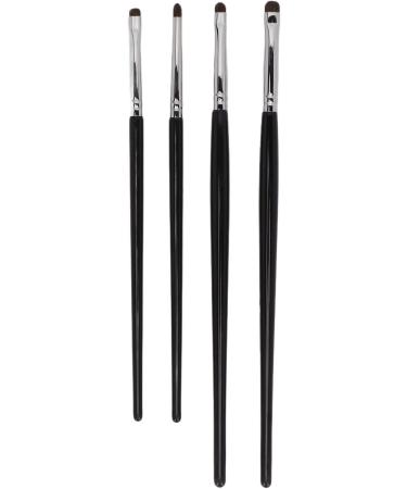 Eye Makeup Brushes Set 4pcs Small Head Dense Hair Soft Hair Easy Use for Eyeshadow Eyebrow Portable - Buy Online on SooperMarket.com