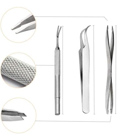 3PCS Stainless Steel Tick Remover Tool Set for Dogs, Cats, Horses - Safe Tick Removal Kit with Double-sided Tweezer, Tick Hook, Tick Tweezer - In Iron Box - Christmas Gift - Buy Online on SooperMarket.com
