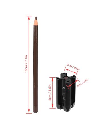 Professional Waterproof Eyebrow Pencil - Long-Lasting Microblading & 4-Sided Sharpener | Shop Internationally - Buy Online on SooperMarket.com