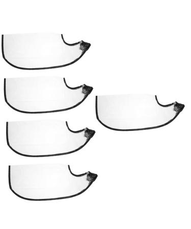 NOLITOY 10 Pcs Shampoo Funnel Beauty Tools Hair Coloring Tools Transparent Hair Capes Adjustable Shawl