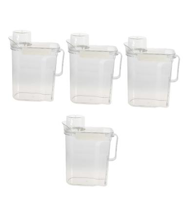 BCOATH 4pcs Laundry Storage Box Scented Laundry Laundry Canisters Plastic Transparent
