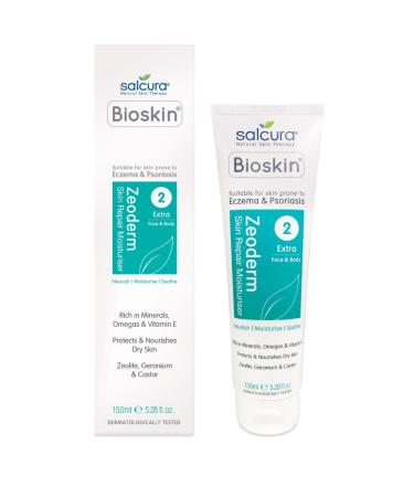 Salcura Bioskin Zeoderm 150ml - Repairing Skin Cream for Eczema & Psoriasis | Fast International Shipping - Buy Online on SooperMarket.com