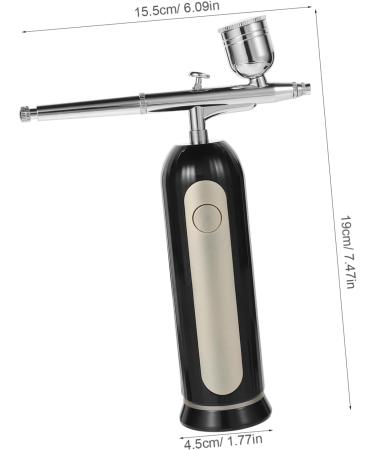 Beavorty 1 Set Spray Hydrating Apparatus Paint Nail Kit Makeup Kit Cake Decorating Kit Squirt Air Brush Kit Food Airbrush Kit Nail Airbrush Abs Display Screen Hydrating Instrument 19.00X15.50X4.50CM Black - Buy Online on SooperMarket.com