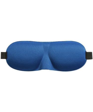 3D Natural Sleep Mask - Portable Eye Shade Cover for Travel - Soft Blindfold for Men and Women - Sapphire Blue - 1 Count - Buy Online on SooperMarket.com
