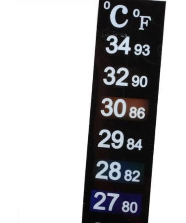 CENPEK 3Pcs Aquarium Thermometer Strip - Digital Temperature Sticker with Dual Scale for Accurate Fish Care - Buy Online on SooperMarket.com
