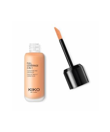 KIKO Milano Full Coverage 2-In-1 Foundation & Concealer 08 - Wb 40 | 2 in 1 foundation and concealer superior coverage Warm Beige 40