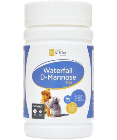 Waterfall D-Mannose Pet - Natural Solution for Feline Cystitis & Canine UTIs - Ideal for Cats, Dogs, and Household Pets - SC Nutra - Buy Online on SooperMarket.com