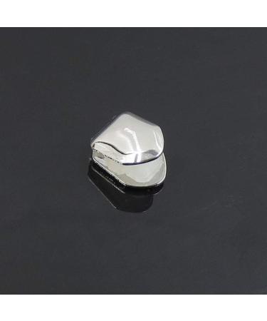 EXCEART 2Pcs Gold Plated Single Fang Tooth Grill Cap | Hip Hop Party Accessories - Buy Online on SooperMarket.com