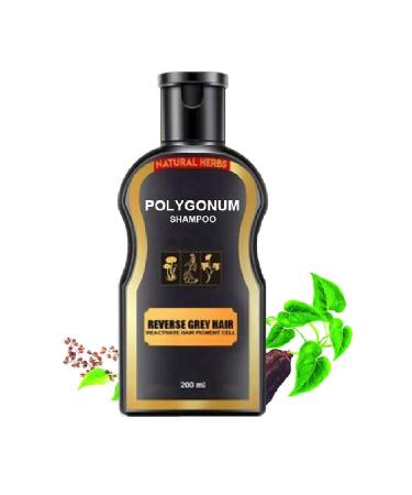Natural Hair Darkening Shampoo and Conditioner,Organic Hair Darkening Shampoo Bar,Volumizing & Moisturizing,Black Hair Shampoo for Women Men Grey Hair-200ML