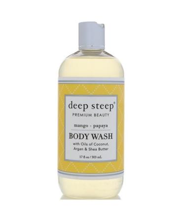 Deep Steep Body Wash Mango Papaya 17 fl oz (503 ml)