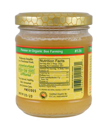 Y.S. Eco Bee Farms Organic Raw Honey 8 oz | 100% Pure & Certified - Buy Online on SooperMarket.com