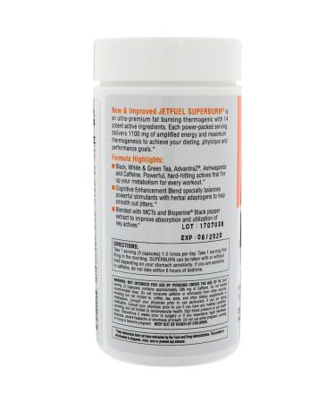 Buy GAT JetFUEL Superburn 120 Oil-Infused Capsules | Premium Fat Burner & Energy Booster - Buy Online on SooperMarket.com