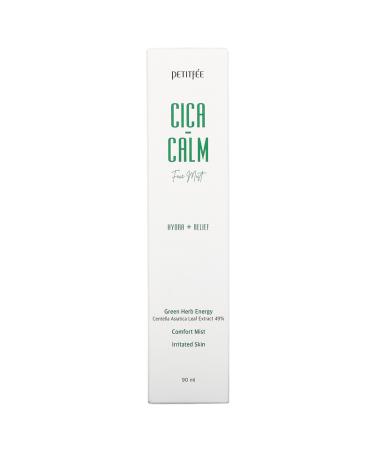 Petitfee Cica Calm Face Mist 90ml - Soothing Hydration for Sensitive Skin - Buy Online on SooperMarket.com