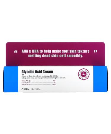 Glycolic Acid Cream 1.69 fl oz â€“ A Pieu | Anti-Aging & Exfoliating Skincare - Buy Online on SooperMarket.com