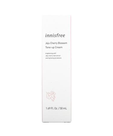 Innisfree Jeju Cherry Blossom Tone-Up Cream 50ml - Brightening Moisturizer for Radiant Skin - Buy Online on SooperMarket.com