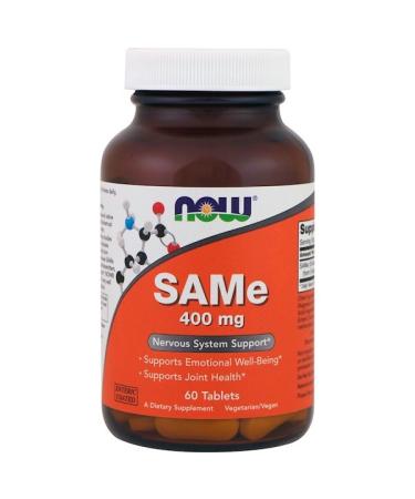 Now Foods SAMe 400 mg 60 Tablets
