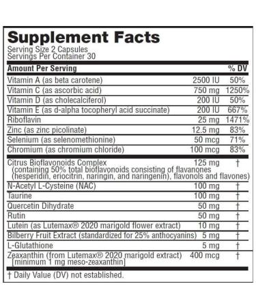 Buy Twinlab OcuGuard Plus Antioxidant for Eye Health - 60 Capsules - Buy Online on SooperMarket.com
