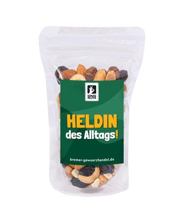 Bremer Gew rzhandel GeNUSSmischung Heroine of Everyday Life Nut Mix Trail Mix with Saying 175g 175.00 g (1 pack)
