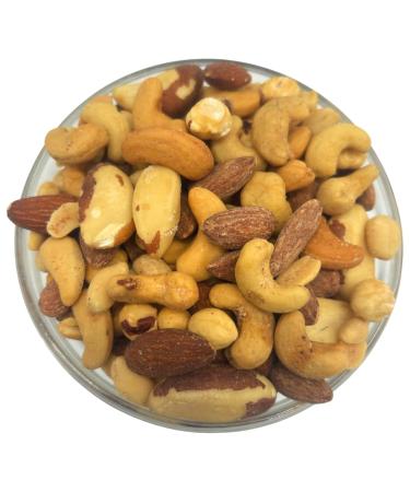 GoodFoodDelivered Mixed Roasted & Salted Nuts 1kg Premium Quality - Salted Cashews Almonds Peanuts Hazelnuts Brazil Nuts Great for Healthy Snacks Vegetarian & Vegan Diets Mixed Nuts 1kg