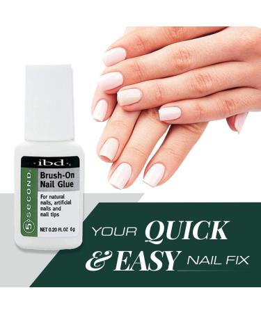 5 Second Nail Glue - 0.2 oz | Easy Brush-On Application - Buy Online on SooperMarket.com
