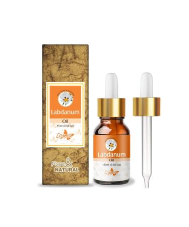 Crysalis Labdanum Pure Essential Oil (Cistus ladaniferus) Steam Distilled Essential Oil - 15ml Labdanum 15 ml (Pack of 1)
