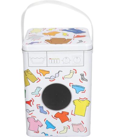 Laundry Detergent Container Large Capacity Laundry Powder Bin with Perspective Window and Lid Metal Laundry Detergent Powder Storage Box for Farmhouse Laundry Room Decor - Buy Online on SooperMarket.com