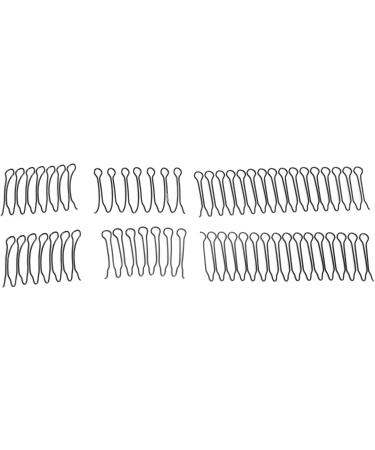 3 Set Twist Hair Clip Comb Fashionable Waterproof Elastic Anti Proof Metal Wire Hair Comb - Buy Online on SooperMarket.com