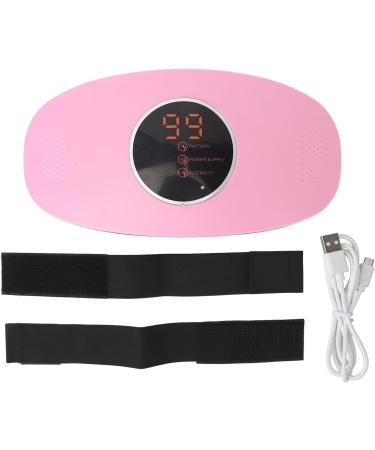 Electric Waist Massage Belts - Cramp Relief & Wireless Heating Cushions with 3 Modes 26 Speeds 360-Degree Wrap for Slimming - Portable & Stylish in Pink - Buy Online on SooperMarket.com