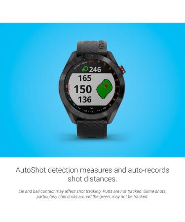 Garmin Approach S40 - Stylish GPS Golf Smartwatch with Lightweight Design and Touchscreen Display in Black - Buy Online on SooperMarket.com