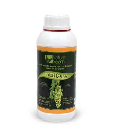 NatureNeem TotalCare Water soluble Neem oil - Cold Pressed - 1 Litre - 100% Natural Certified Organic