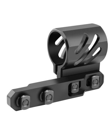 Feyachi mlok Offset Flashlight Ring Mount for Mlok Rail System - 2 Mounting Inserts Included fits 27mm 25.4mm 20mm Diameter Flashlight