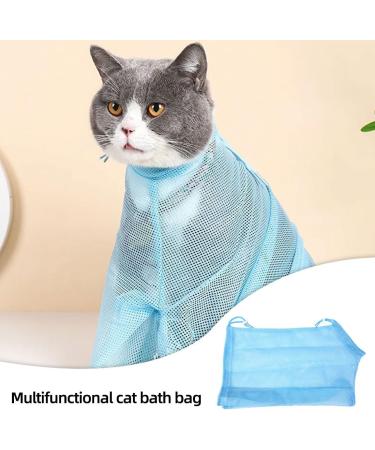 SSRD Cat Shower Bag - Adjustable Multi-Function Washing Bag for Cats | Prevent Scratches & Bites | Ideal for Swimming Ear Cleaning & Claw Care - 1PC - Buy Online on SooperMarket.com