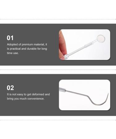 Healifty Dental Picks Set - Teeth Cleaning Kit with LED Light, Stainless Steel Tooth Scraper - Portable Oral Care Tool for Calculus Removal and Stain Prevention - Buy Online on SooperMarket.com