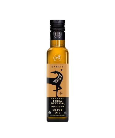 Terra Delyssa  First Cold Pressed Organic Extra Virgin Garlic Infused Olive Oil - 8.5 fl. Oz.