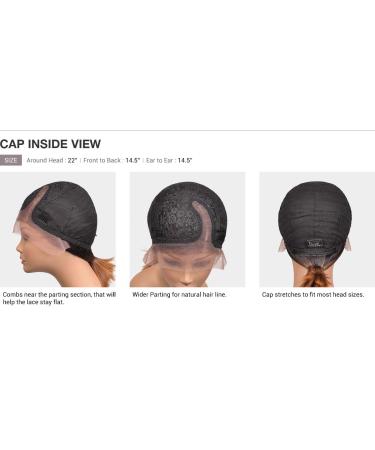 Sensationnel Butta Lace Front Wig - Natural Pre-Plucked Hairline Hand-tied HD Transparent Lace 5 Inch Deep Part - BUTTA Unit 7 Brown - Buy Online on SooperMarket.com