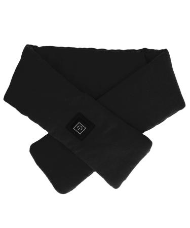 Plplaaoo USB heating scarf heating scarf heated scarf adjustable neck heating scarf washable with 3 adjustable gears for adults children and the elderly (black) heating scarf electrically