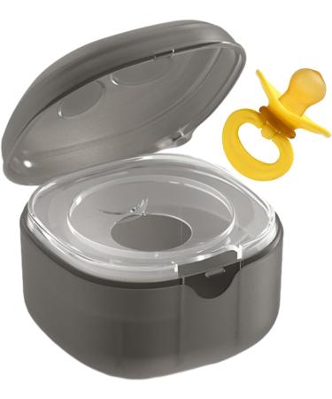 Kirdume Pacifier Organizer Box Stylish & Easy to Clean Dust-Proof Holder for Travel - Gray - Buy Online on SooperMarket.com