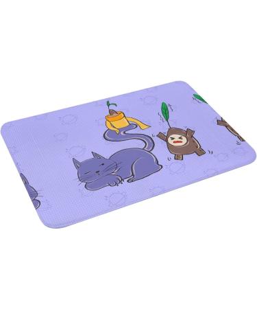 Yyhhaofa Sunflower Seeds and Cats Pattern Flannel Non Slip Floor Mat : 16x24 in Easy to Clean Moderate Thickness Anti-Slip Sunflower Seeds and Cats One Size - Buy Online on SooperMarket.com
