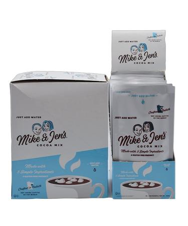 Mike & Jen's Hot Cocoa Mix - 5 Ingredient Chocolate Powder, Individual Packets, 12 Servings, 1.2oz (Pack of 12) - Buy Online on SooperMarket.com