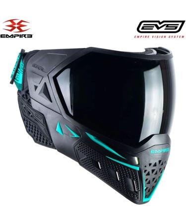 Empire EVS Thermal Paintball Mask in Black/Aqua - High-Quality Protection - Buy Online on SooperMarket.com