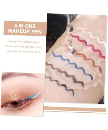 Angoily 6pcs Eyeliner Pen White Liquid Eyeliner Ultra-fine Felt-tip Eyeliner Template Miss Abs Very Fine - Buy Online on SooperMarket.com