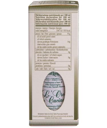 Oro in Cucina - Extra Virgin Olive Oil with White Truffle Slices - Buy Online on SooperMarket.com
