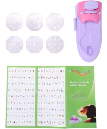 Nail Art Stamping Professional Nail Art DIY Pattern Portable Printing Machine Stamper Nail Printer Manicure Tools - Buy Online on SooperMarket.com