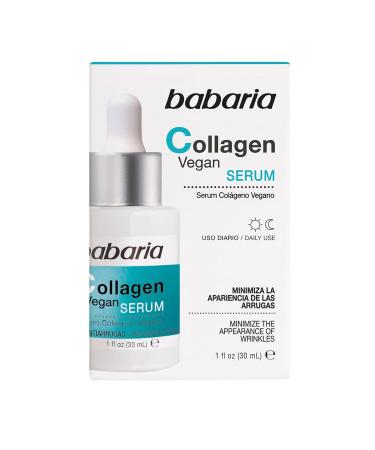 Babaria Collagen Vegan Serum - Anti-Aging Face Serum for Elasticity & Firmness - Natural Wild Plant Skin Care - 1 oz - Buy Online on SooperMarket.com