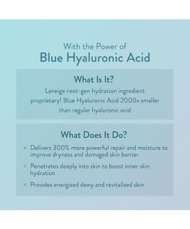 Laneige Water Bank Blue Hyaluronic Serum For Unisex 1.6 oz Serum - Buy Online on SooperMarket.com